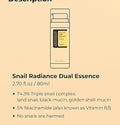 COSRX Advanced Snail Radiance Dual Essence