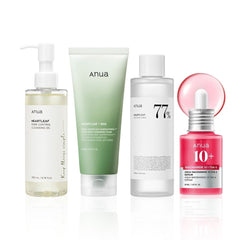 ANUA Glass Skin Essential Set Of 4